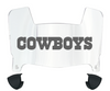 Dallas Cowboys Mini Football Helmet Visor Shield w/ Clips - PICK VISOR & LOGO COLOR