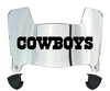 Dallas Cowboys Mini Football Helmet Visor Shield w/ Clips - PICK VISOR & LOGO COLOR