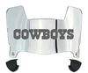 Dallas Cowboys Mini Football Helmet Visor Shield w/ Clips - PICK VISOR & LOGO COLOR