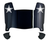 Dallas Cowboys Mini Football Helmet Visor Shield w/ Clips - PICK VISOR & LOGO COLOR