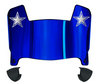 Dallas Cowboys Mini Football Helmet Visor Shield w/ Clips - PICK VISOR & LOGO COLOR