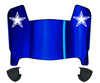 Dallas Cowboys Mini Football Helmet Visor Shield w/ Clips - PICK VISOR & LOGO COLOR
