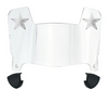 Dallas Cowboys Mini Football Helmet Visor Shield w/ Clips - PICK VISOR & LOGO COLOR