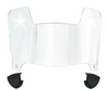 Dallas Cowboys Mini Football Helmet Visor Shield w/ Clips - PICK VISOR & LOGO COLOR