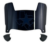 Dallas Cowboys Mini Football Helmet Visor Shield w/ Clips - PICK VISOR & LOGO COLOR