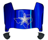Dallas Cowboys Mini Football Helmet Visor Shield w/ Clips - PICK VISOR & LOGO COLOR