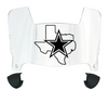 Dallas Cowboys Mini Football Helmet Visor Shield w/ Clips - PICK VISOR & LOGO COLOR