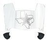 Dallas Cowboys Mini Football Helmet Visor Shield w/ Clips - PICK VISOR & LOGO COLOR