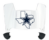 Dallas Cowboys Mini Football Helmet Visor Shield w/ Clips - PICK VISOR & LOGO COLOR