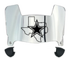 Dallas Cowboys Mini Football Helmet Visor Shield w/ Clips - PICK VISOR & LOGO COLOR