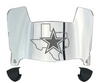 Dallas Cowboys Mini Football Helmet Visor Shield w/ Clips - PICK VISOR & LOGO COLOR