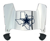 Dallas Cowboys Mini Football Helmet Visor Shield w/ Clips - PICK VISOR & LOGO COLOR