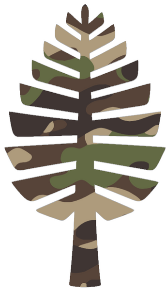 Dartmouth Big Green Woodland Camo Camouflage Alternate Team Logo Premium DieCut Vinyl Decal PICK SIZE