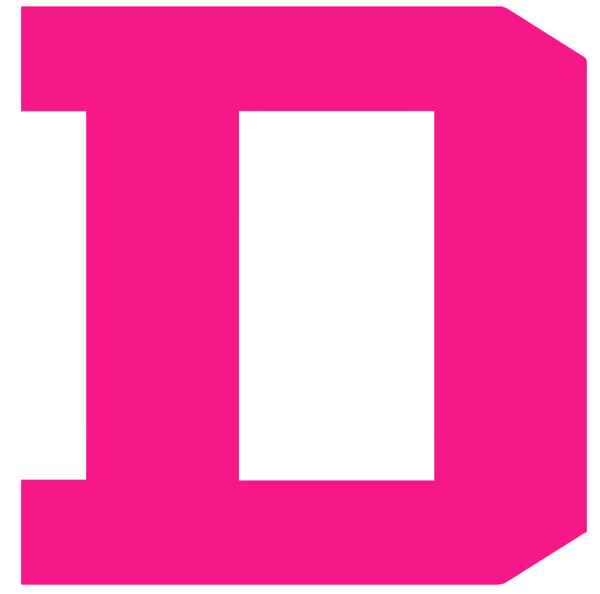 Dartmouth Big Green Hot Pink Retro Throwback Logo Premium DieCut Vinyl Decal PICK SIZE