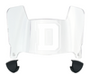 Dartmouth Big Green Mini Football Helmet Visor Shield w/ Clips - PICK VISOR & LOGO COLOR