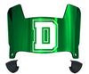 Dartmouth Big Green Mini Football Helmet Visor Shield w/ Clips - PICK VISOR & LOGO COLOR