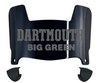 Dartmouth Big Green Mini Football Helmet Visor Shield w/ Clips - PICK VISOR & LOGO COLOR