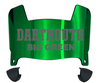 Dartmouth Big Green Mini Football Helmet Visor Shield w/ Clips - PICK VISOR & LOGO COLOR