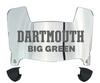 Dartmouth Big Green Mini Football Helmet Visor Shield w/ Clips - PICK VISOR & LOGO COLOR