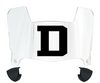 Dartmouth Big Green Mini Football Helmet Visor Shield w/ Clips - PICK VISOR & LOGO COLOR