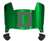 Dartmouth Big Green Mini Football Helmet Visor Shield w/ Clips - PICK VISOR & LOGO COLOR