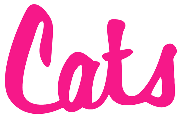 Davidson Wildcats Hot Pink Cats Logo Premium DieCut Vinyl Decal PICK SIZE