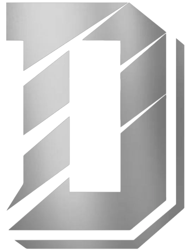 Davidson Wildcats SILVER CHROME MIRROR D Logo Premium DieCut Vinyl Decal PICK SIZE