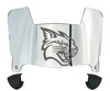 Davidson Wildcats Mini Football Helmet Visor Shield w/ Clips - PICK VISOR & LOGO COLOR