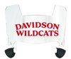 Davidson Wildcats Mini Football Helmet Visor Shield w/ Clips - PICK VISOR & LOGO COLOR
