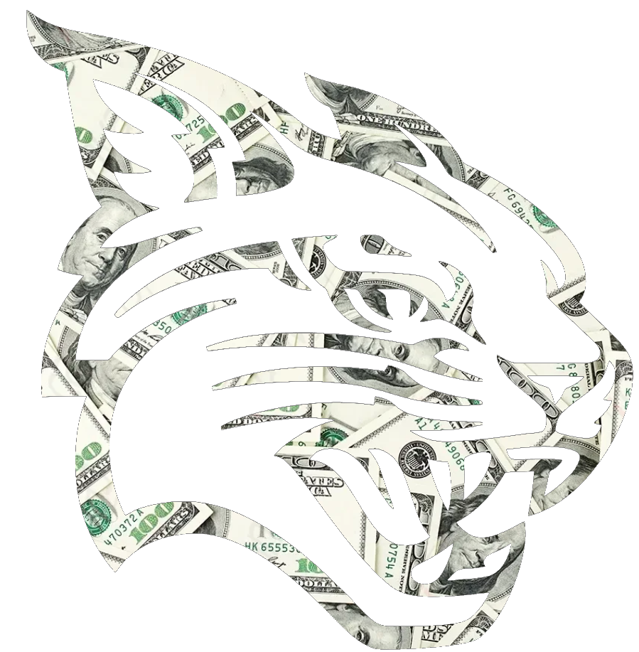 Davidson Wildcats Team Logo Money Print Premium DieCut Vinyl Decal PICK SIZE