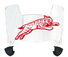 Davidson Wildcats Mini Football Helmet Visor Shield w/ Clips - PICK VISOR & LOGO COLOR