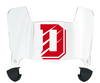 Davidson Wildcats Mini Football Helmet Visor Shield w/ Clips - PICK VISOR & LOGO COLOR