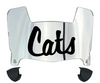 Davidson Wildcats Mini Football Helmet Visor Shield w/ Clips - PICK VISOR & LOGO COLOR