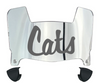 Davidson Wildcats Mini Football Helmet Visor Shield w/ Clips - PICK VISOR & LOGO COLOR