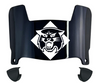 Davidson Wildcats Mini Football Helmet Visor Shield w/ Clips - PICK VISOR & LOGO COLOR