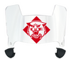 Davidson Wildcats Mini Football Helmet Visor Shield w/ Clips - PICK VISOR & LOGO COLOR