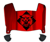 Davidson Wildcats Mini Football Helmet Visor Shield w/ Clips - PICK VISOR & LOGO COLOR