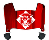 Davidson Wildcats Mini Football Helmet Visor Shield w/ Clips - PICK VISOR & LOGO COLOR