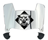 Davidson Wildcats Mini Football Helmet Visor Shield w/ Clips - PICK VISOR & LOGO COLOR
