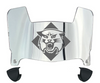Davidson Wildcats Mini Football Helmet Visor Shield w/ Clips - PICK VISOR & LOGO COLOR