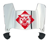 Davidson Wildcats Mini Football Helmet Visor Shield w/ Clips - PICK VISOR & LOGO COLOR