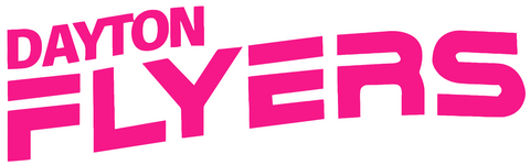 Dayton Flyers Hot Pink Retro Throwback Logo Premium DieCut Vinyl Decal PICK SIZE
