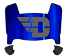 Dayton Flyers Mini Football Helmet Visor Shield w/ Clips - PICK VISOR & LOGO COLOR