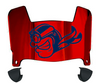Dayton Flyers Mini Football Helmet Visor Shield w/ Clips - PICK VISOR & LOGO COLOR