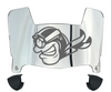 Dayton Flyers Mini Football Helmet Visor Shield w/ Clips - PICK VISOR & LOGO COLOR