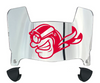 Dayton Flyers Mini Football Helmet Visor Shield w/ Clips - PICK VISOR & LOGO COLOR