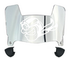 Dayton Flyers Mini Football Helmet Visor Shield w/ Clips - PICK VISOR & LOGO COLOR