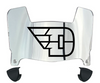 Dayton Flyers Mini Football Helmet Visor Shield w/ Clips - PICK VISOR & LOGO COLOR