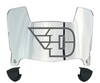 Dayton Flyers Mini Football Helmet Visor Shield w/ Clips - PICK VISOR & LOGO COLOR