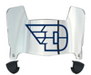 Dayton Flyers Mini Football Helmet Visor Shield w/ Clips - PICK VISOR & LOGO COLOR
